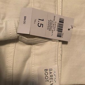 Tall full length jeans.